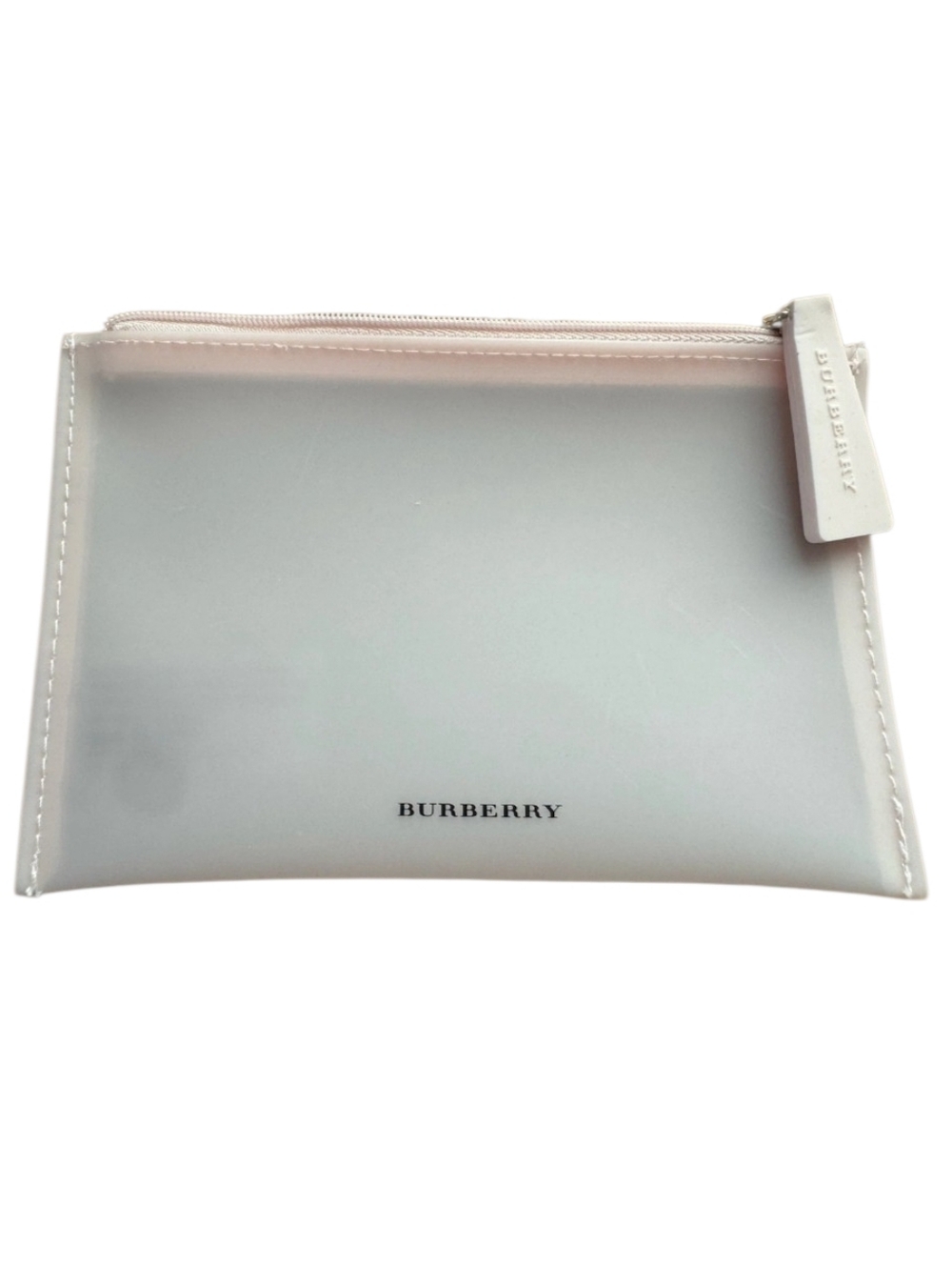 NEW Burberry Pale Pink Cosmetic Pouch Set with Beige Comb Sleeve - Picture 14 of 14